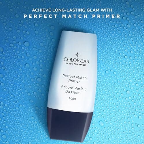 Colorbar New Perfect Match Primer, 30ml | Oil free | Enriched with Vitamin E | Smoothes skin 2