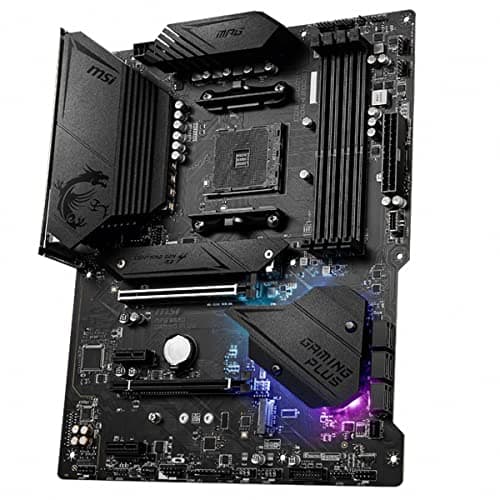 MSI MPG B550 Gaming Plus AMD AM4 DDR4 m.2 USB 3.2 Gen 2 HDMI ATX Motherboard AMD Ryzen 5000 Series Desktop Processors 4
