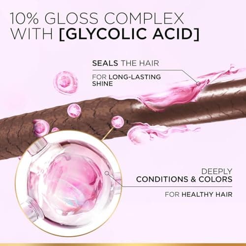 L'Oréal Paris Casting Crème Gloss Hair Color With Glycolic Gloss Complex | 5X Glossier Hair Color | Shade 535 - Chocolate | 60g + 40ml + 60g 3