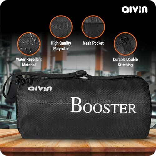 Aivin Booster Multipurpose Gym Bag | Gym Bags | Adjustable Shoulder Bag for Men |Duffle Gym Bags for Men | Fitness Bag|Carry Bags|Sports & Travel Bag|Sports Kit| Duffle Bags Travel 2
