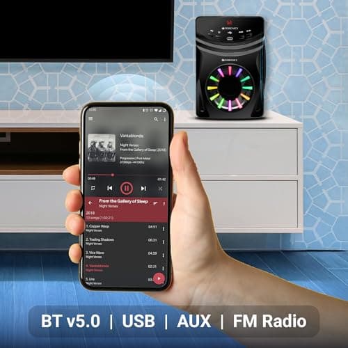 Zebronics 7.1 Channel Home Theatre Speaker, 140W Output, 13.33cm Subwoofer, RGB, Bluetooth, USB, AUX, LED Display, Remote Control, Wall-Mountable (Spark 207) 4