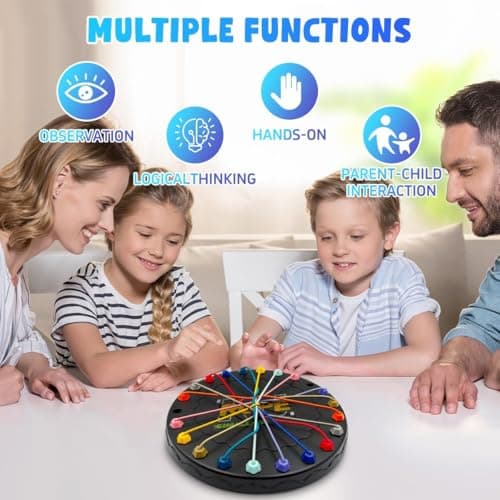ROSTON Rope Untangling Puzzle Game for Kids & Adults | 10-in-1 Twisted Rope Brain Teaser Set | Educational Strategy Toy for Family, Travel & Party Fun | Multi-Level Logic & Skill Challenge 2