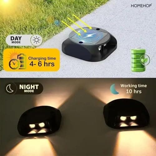 Homehop Solar Light Outdoor Home Garden Automatic Decorative Wireless LED 4