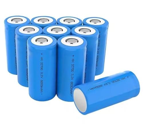 EV Grade 3C - LFP/Lithium ion Phosphate, LiFepo4 Cell, FBTech 32700-3.2V 6000Mah,2000+ Duty Cycle, BIS Approved A Grade Cells I Pack of 25 Pcs I for DIY Battery Pack Making EV, Solar Projects,. 2