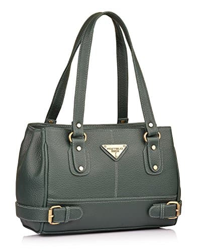 Fostelo Women's Nightingale Satchel Tote Handbag for Women | Ladies Purse | Stylish Shoulder Bag | Gift For Women | Green