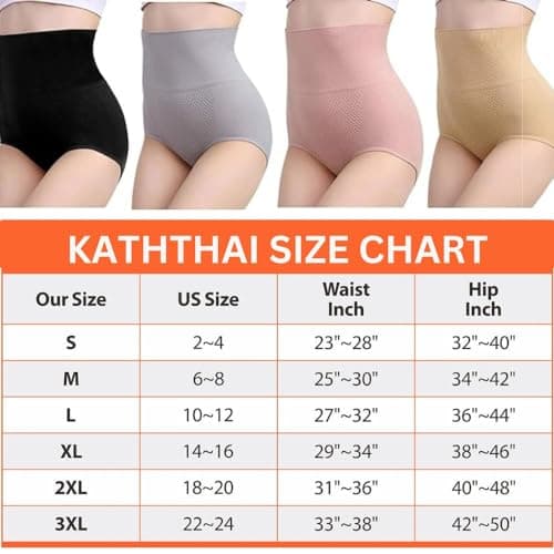 Kaththai High Waist Body Shaper Briefs for Women | Tummy Tucker Shapewear Panty for Women | Shaper Seamless Panty for | Hipster Concealed Waistband Thigh Shape 5