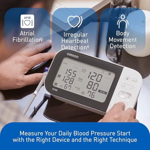 Omron HEM 7361T Bluetooth Arm Blood Pressure Monitor With Cuff Wrapping Guide,Hypertension Indicator,Japanese Intellisense Technology,& Most Recommended Brand By Doctors For Accurate Measurement 3
