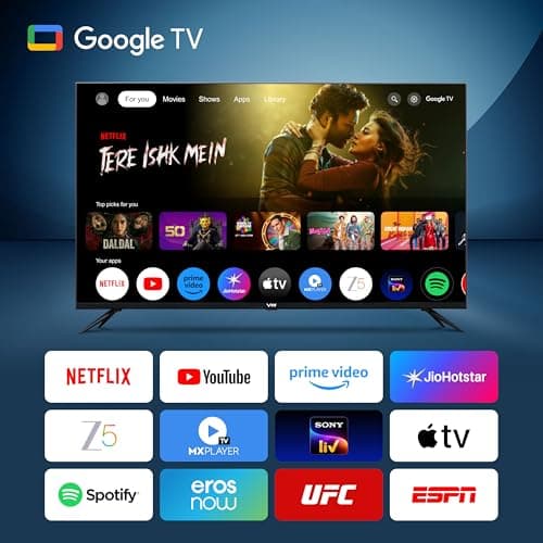 VW 109 cm (43 inches) Pro Series 4K Ultra HD Smart QLED Google TV VW43GQ2 2