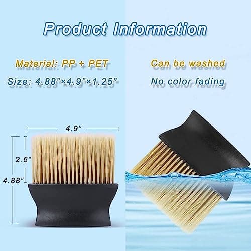 Sounce Car Interior AC Vents Cleaning Brush Soft Duster Interior Cleaning Dusting Tool for Automotive Accessory Car Cleaning Brush AC Vent Dashboard Dust Dirt Cleaner Gadgets Cleaning Brush (Black) 3