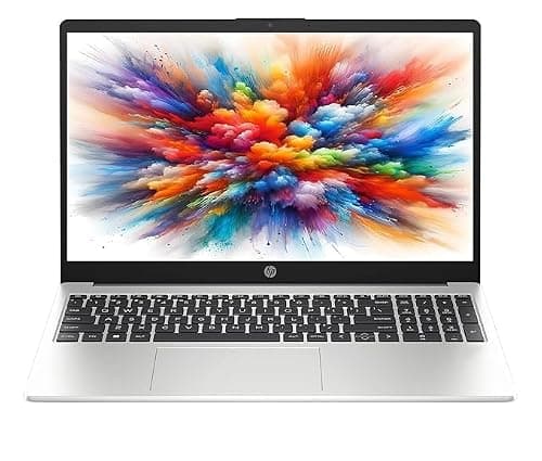 HP 15 (2026) Business Laptop – Intel Core 7 150U, 16GB RAM, 512GB SSD, 15.6" FHD Display, Intel Iris Xe Graphics, Windows 11 Pro, Backlit Keyboard + Fingerprint, Silver, 1.5kg