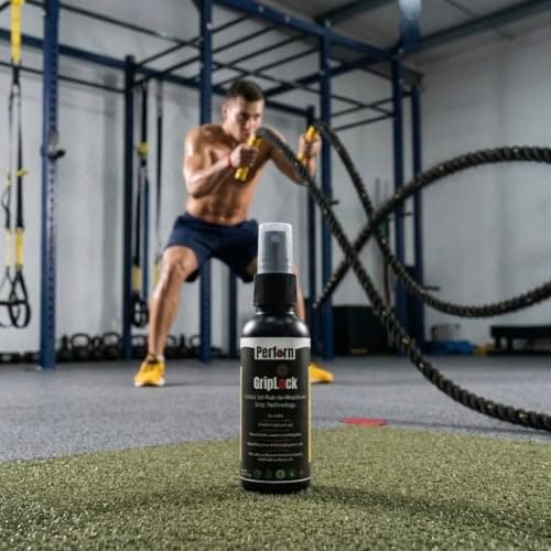Grip Spray for Sports | Anti Slip Sweat Control | Reactivates on Rub | Long Lasting Grip for Gym, Cricket, Football, Badminton | Perforn GripLock | 50ML 4