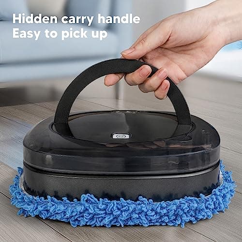 Drumstone (Special 10 Years Warranty Robot Vacuum Cleaner with Water Tank & Dual Functionality | Floor Cleaning Solution for Homes- Black 2