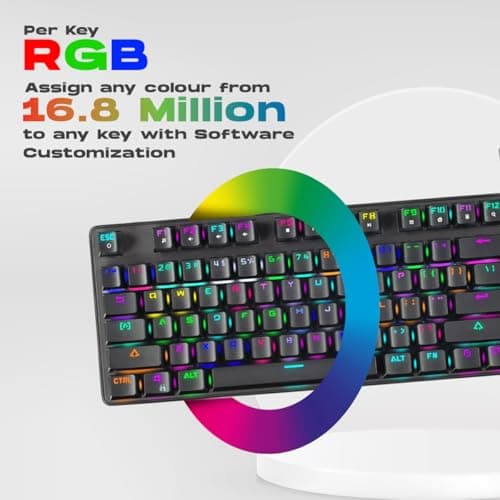 Cosmic Byte CB-GK-16 Firefly TKL Mechanical Gaming Keyboard | Per-Key RGB | 3 PIN Swappable Outemu Blue Switches | Upgraded with Detachable USB-C Port | Macro & Software Support (Black) 3