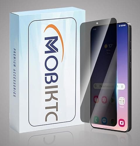 MOBIKTC - Privacy For Oppo F33 Pro 5G Tempered Glass/Anti-Spy Anti-Scratch Screen Protector/Easy Self Installation/Case Friendly (Fingerprint is Not Working) -1Pack|Black