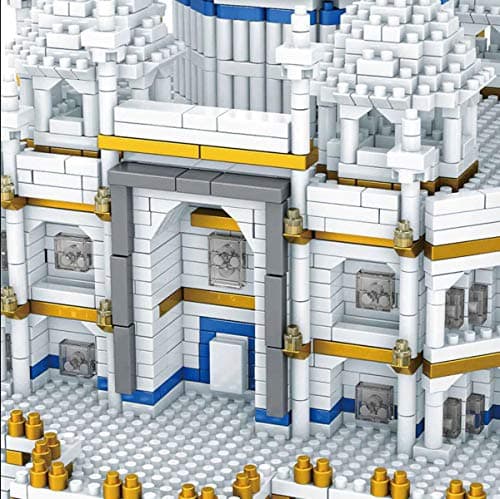 Magicwand® DIY 3950 Pcs TAJ Mahal Building Blocks for Kids & Adults【14 Yrs & Up】【Pack of 1】【White】 4