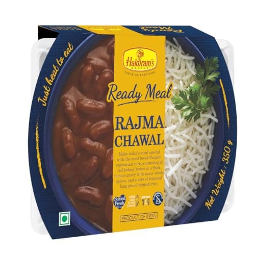 Haldiram's Nagpur Ready To Eat Punjabi Kadhi Pakoda 300g, Rajma Chawal 350, Dal Palak 300g, Dal Makhani Chawal 350G Combo 4