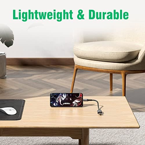AGARO USB Type C to USB 3.0 OTG Cable, Adapter, Connector, Fast Charging, Data Transfer Speed Up to 10 GBPS, Compatible with Laptops, Tablets, Smartphone and Chargers 5
