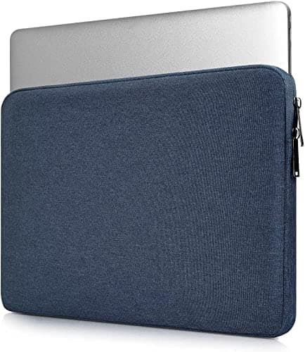 Dynotrek Feeder 17.3 inch Laptop Sleeve Case Cover Pouch, Computer Bag Compatible with HP Pavilion Envy Dell Lenovo IdeaPad LG Gram MSI ASUS Notebook Razer Blade Pro 17, Denim Blue