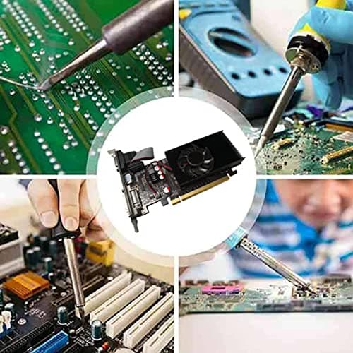 pizarra GT210 1GB DDR2 64Bit Graphics Card PCIE 2.0 GPU -Compatible VGA Desktop Video Card 4