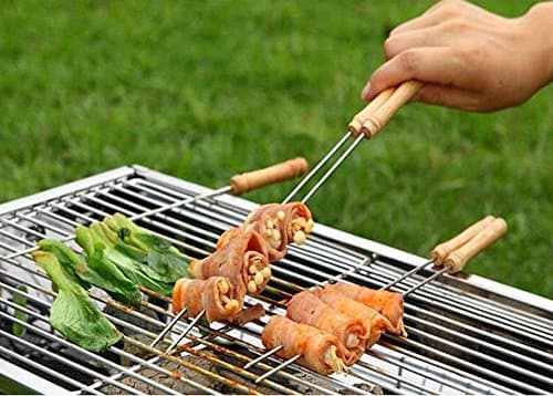 AENCI Barbeque - Folding Portable Outdoor Barbeque Charcoal BBQ Grill Oven, Charcoal Grill, Barbeque Set For Home, BBQ Grill Set for Garden & Outdoors ((1-BBQ)) 2