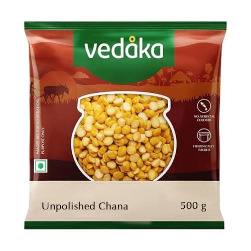 Amazon Brand - Vedaka Popular Chana Dal, 500g