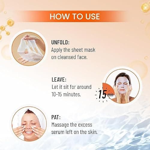 SOLDTRUE Rice Water Face Sheet Mask | Intense Hydration & Skin Soothing | Nourishing, Moisturizing, Paraben-Free Korean Beauty Mask for Healthy Glow & All Skin Types, 25g 3
