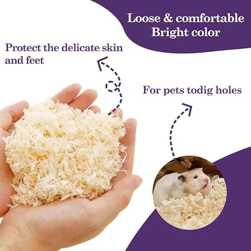 BirdShala Pine Wood Shavings for Bedding | Ultra Soft, Natural & Low Dust | Odor Control & High Absorption | Safe for Hamsters, Guinea Pigs, Rabbits, Small Birds & Pets |500g Pack 2