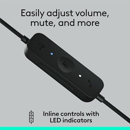 Logitech USB-C Headset Stereo H570e Microsoft Teams Certified with Noise-Cancelling Microphone 3