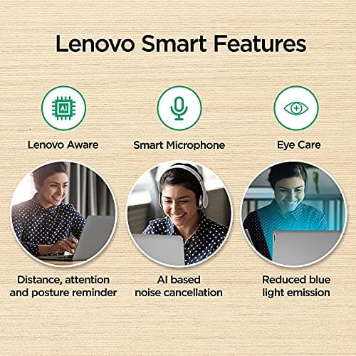 Lenovo IdeaPad Slim 3 2021 11th Gen Intel Core i3 15.6" (39.62cm) FHD Thin & Light Laptop (8GB/256GB SSD/DOS/2 Year Warranty/Arctic Grey/1.65Kg), 82H801DHIN 4