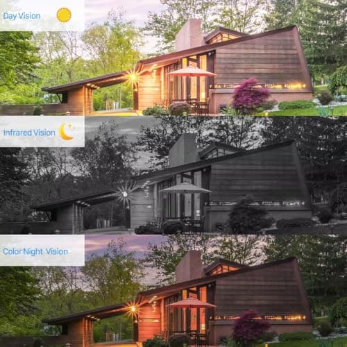 Maizic Smarthome 5MP 36IRS UHD WiFi Outdoor CCTV Camera for Home with Color Night Vision, Motion Tracking, Two Way Talk and Multi Users View, 2 Years Warranty 5