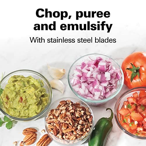 Hamilton Beach (72850) Food Processor Mini Chopper, 3 Cup, Electric, Black, 350 Watts, Pack of 1 4