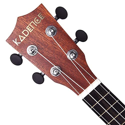 Kadence UKC01 Concert 23" Acoustic Ukulele | Spruce Wood | Comes with Bag | Includes Learning Course | Natural 4