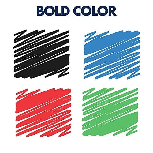 Lifekrafts Dry Erase Fine Point Marker Pens | Pack of 4 Includes Black, Blue, Red, Green | Perfect for Writing on Whiteboards, Dry Erase Boards, Mirrors for School, Office, Home Use. 4