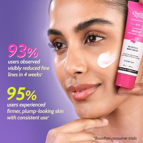 Chemist At Play 0.1% Encapsulated Retinol Night Cream for Face | Anti Aging cream for Women & Men | Reduces Wrinkles & Sunspots | Lightweight & Fast-Absorbing | All Skin Types | Boosts Collagen | 30 g 4