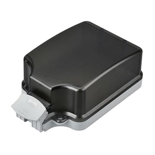 2x Outdoor Outlet Cover Waterproof Power Socket Box for Garden Patio Kitchen For Recessed Socket Black Transparent|Home & Garden | Home Improvement | Electrical & Solar | Switch Plates