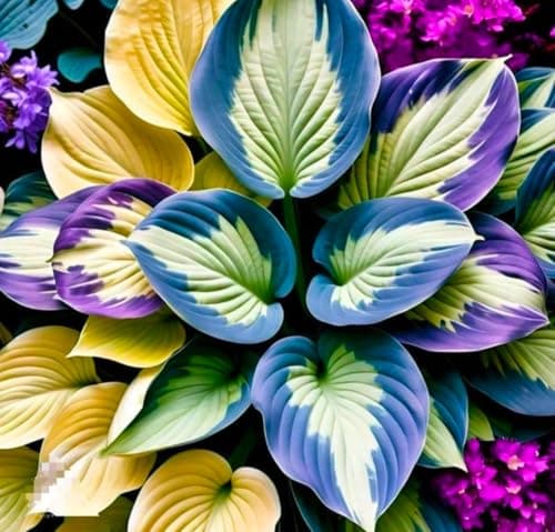 Imported Hosta Flower Seeds Mix for Home and Garden, 100+ Seeds Per Pack 3
