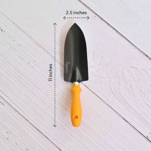 UGAOO Durable Gardening Hand Tool Kit for Gardening- 3 Pcs (Cultivator, Trowel, Transplanter) 2