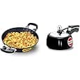Hawkins Futura Hard Anodised Aluminium Deep Fry Pan(Fish-Fry Kadhai), 2.5 litres, Black (Affk25G) Contura Hard Anodised Aluminium Pressure Cooker, 2 Liters¬Â€, Black