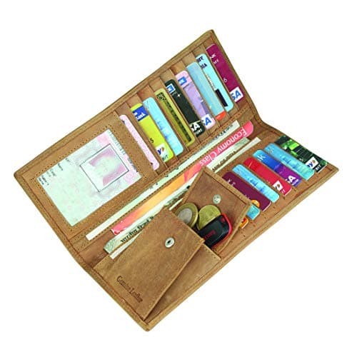 STYLE SHOES Cognac Smart Design Card Holder 3