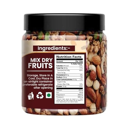 NUTLIX Premium Mix Dry Fruits –100gm Premium Assorted Dry Fruits Combo | Almonds, Cashews, Raisins & More | Healthy Snack, Rich in Nutrients | Perfect for Daily Use & Gifting 2