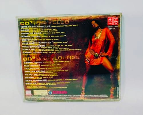 Musafir Club & Lounge 2 CD Set, Bollywood Film Soundtrack, Music by Vishal & Shekhar, India's First Club & Lounge Film Soundtrack, T-Series 3