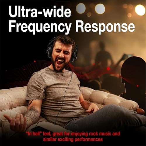 Superlux Semi-Open Studio Headphones – Over-Ear, Lightweight & Comfortable, High-Fidelity Sound for Mixing, Recording, Gaming & Everyday Listening 2