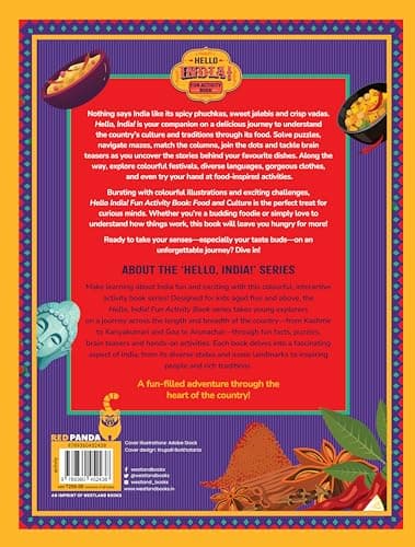 Hello, India! A Fun India Activity Book: Food and Culture 2