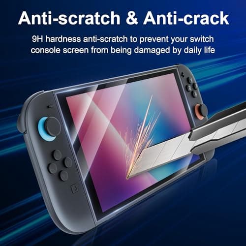 OIVO INDIA HD Tempered Glass Screen Protector for Nintendo Switch2, 8.7'' Automatic Calibration/Anti-Scratch/Case Friendly & Bubble Free, Protective Ultra Slim Game Console Screen Protector 2