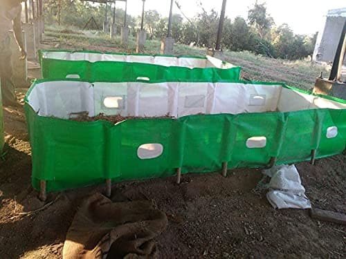 Real Trust 460 GSM HDPE UV Stabilize Imported Vergin Fabric Agro Vermi Compost Making Bed from Israel 2