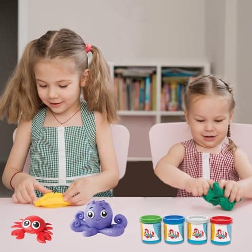 Fundough Funskool Box of Colours, Play Dough, Art and Craft Set for Kid, 12 Colorful Tubs of 50g Each (600g Total), Learning, Fun & Engaging, Multicolour, Gift Set for Kids, Age 3+ Years 4