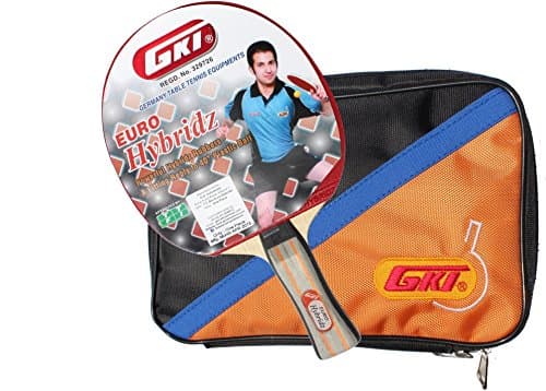 GKI Euro Hybridz Table Tennis Racquet ,Multicolor,Wood