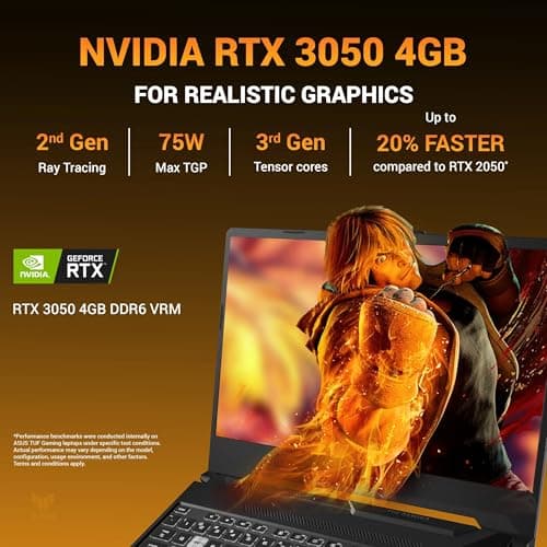 ASUS TUF A15 (2026), AMD Ryzen 7 170,RTX 3050-4GB,16GB RAM (Upgradeable),512GB SSD,FHD, 15.6"(39.6 cm),Windows 11,M365 Basic(1 Year),Office 2024, Graphite Black, 2.3 Kg, FA506NCQ-HN007WS,Gaming Laptop 3