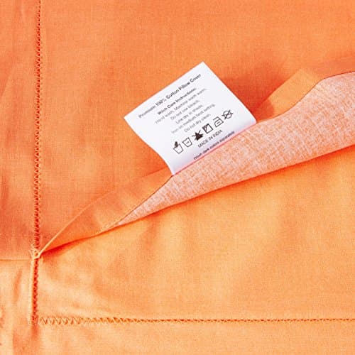 Amazon Brand - Solimo Jasmine Zest 144Tc 100% Cotton Double Bedsheet With 2 Pillow Covers, Peach, Floral | 144 TC 4