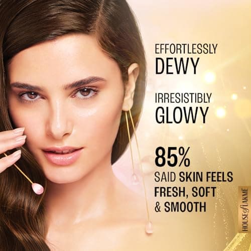 Lakme Dew Drama Facewash with Pro-Ceramides & 6% Vitamin E + B3 + F Complex for Glowing Skin, 100gm | Creamy Cleanser for Soft and Hydrated Skin 3
